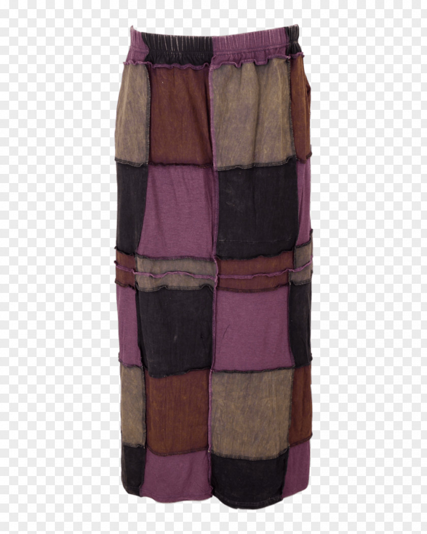 Patchwork Purple Violet Skirt PNG