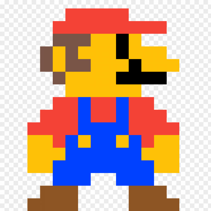 Pixel Super Mario Bros. Luigi Art PNG