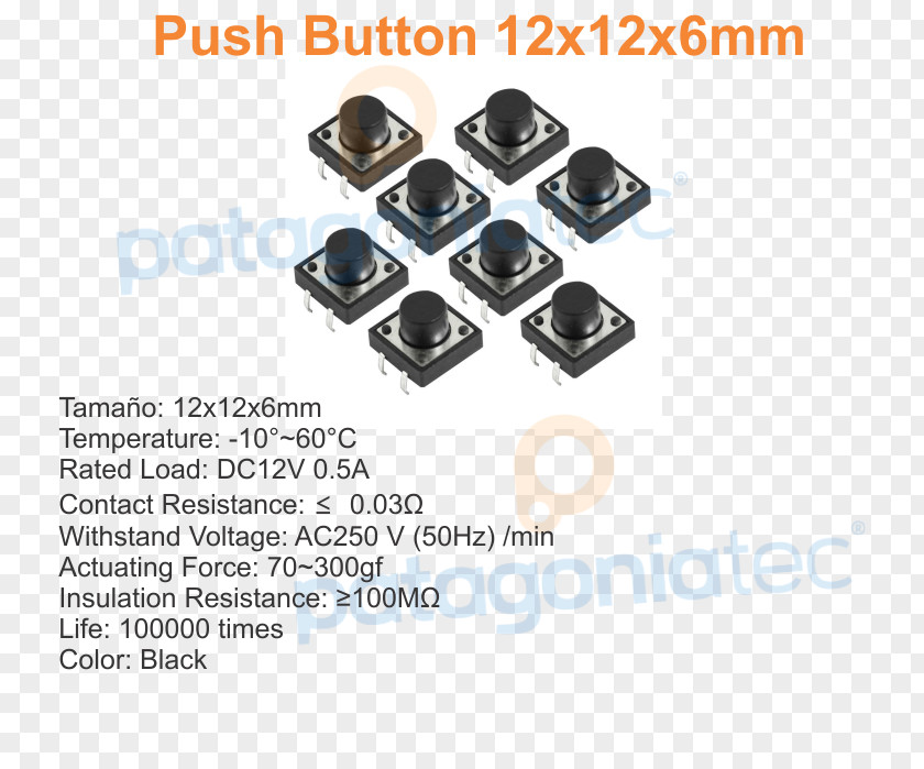 Push Button Switch Electrical Switches Push-button Electronics Relay Dual In-line Package PNG