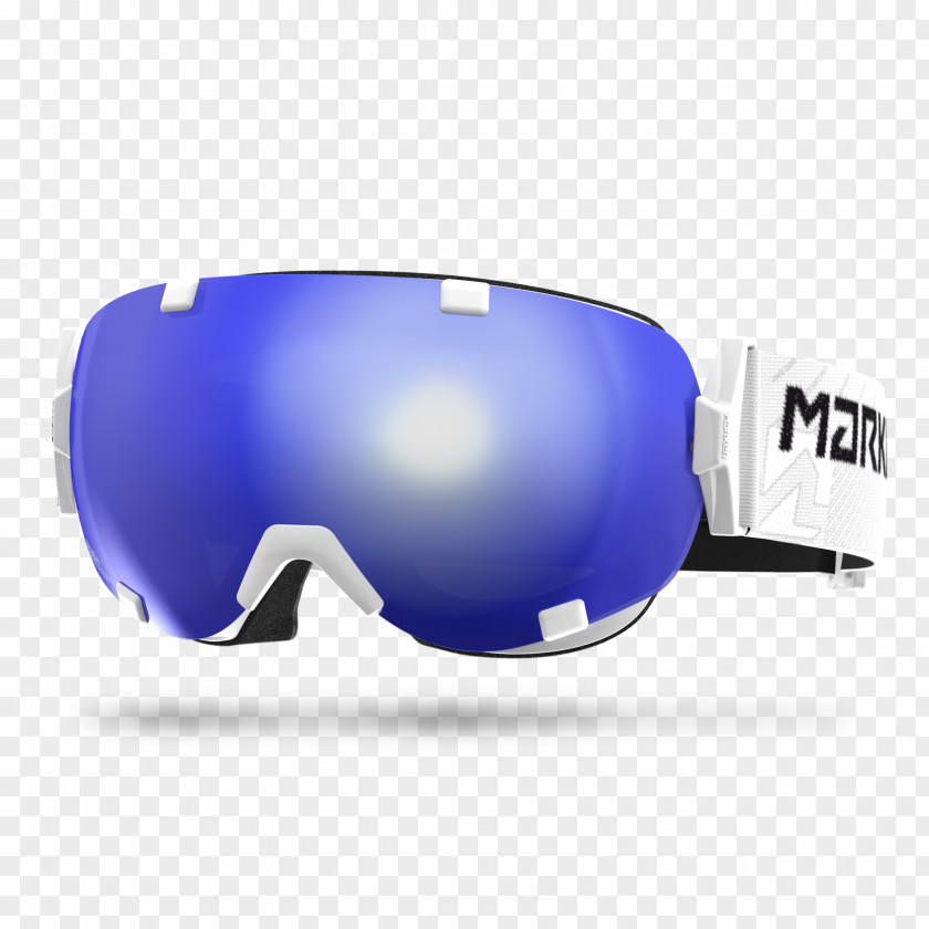 Skiing Gafas De Esquí Yellow Light Mirror PNG