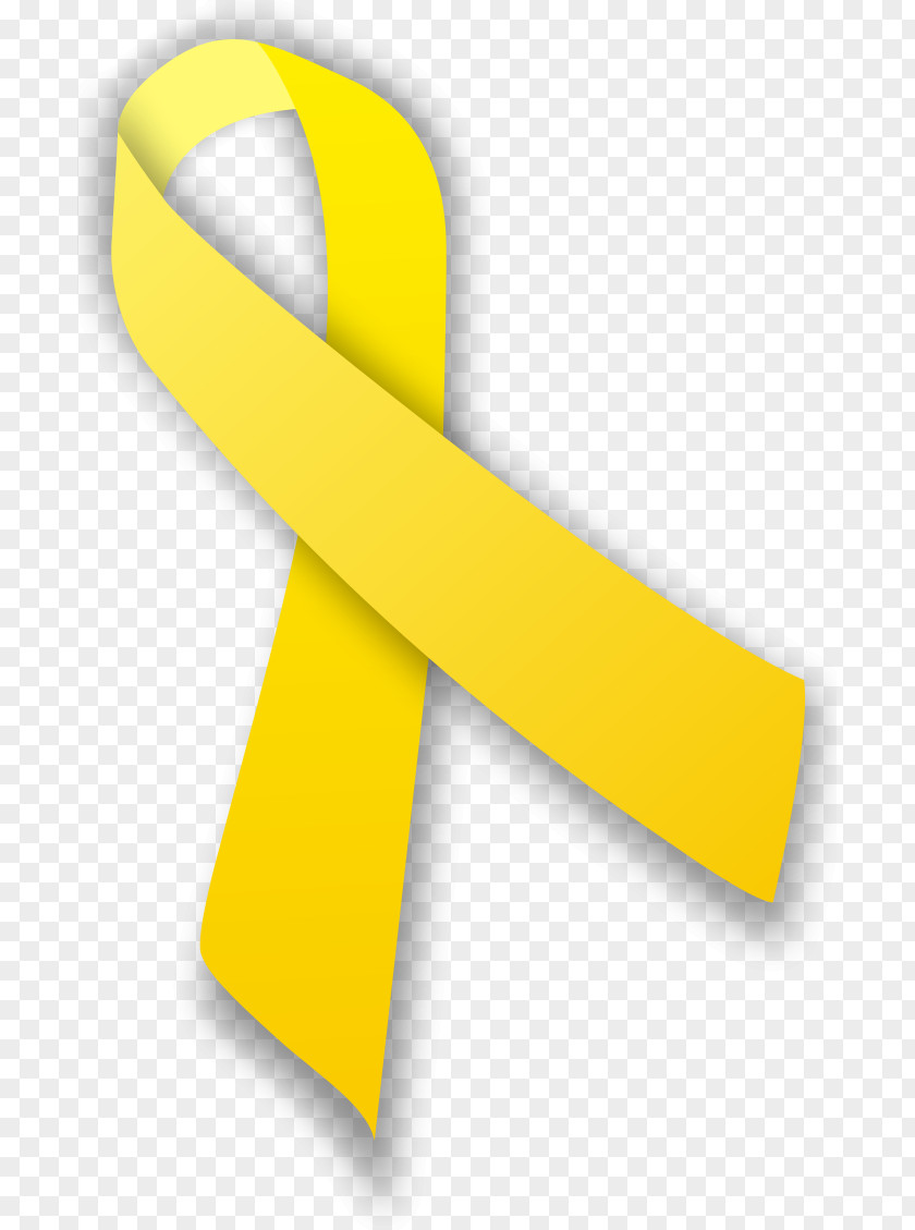 Cancer Symbol United States Yellow Ribbon Awareness PNG