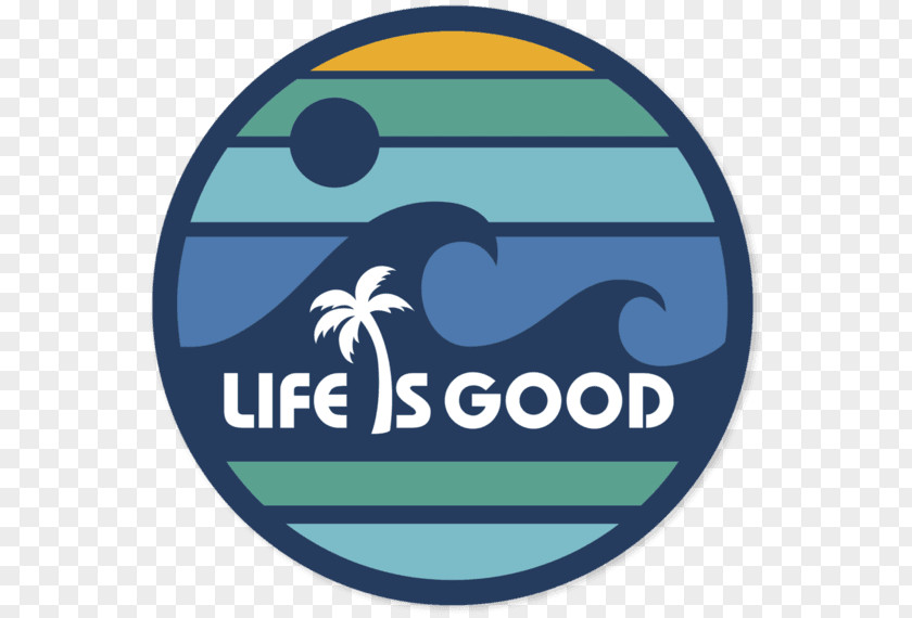 Circle Sticker Decal Life Is Good Company Die Cutting PT. Bukalapak PNG