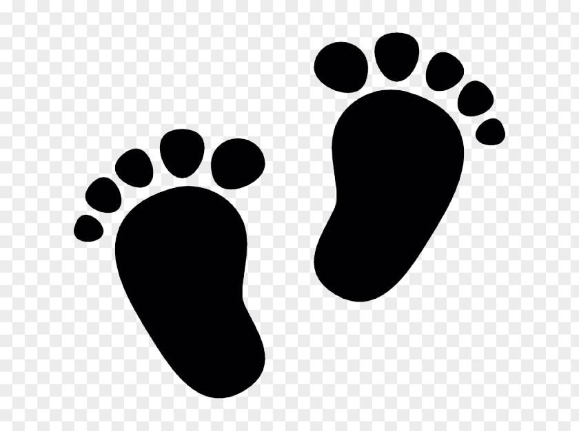 Cute Little Baby Footprints Footprint Infant Clip Art PNG