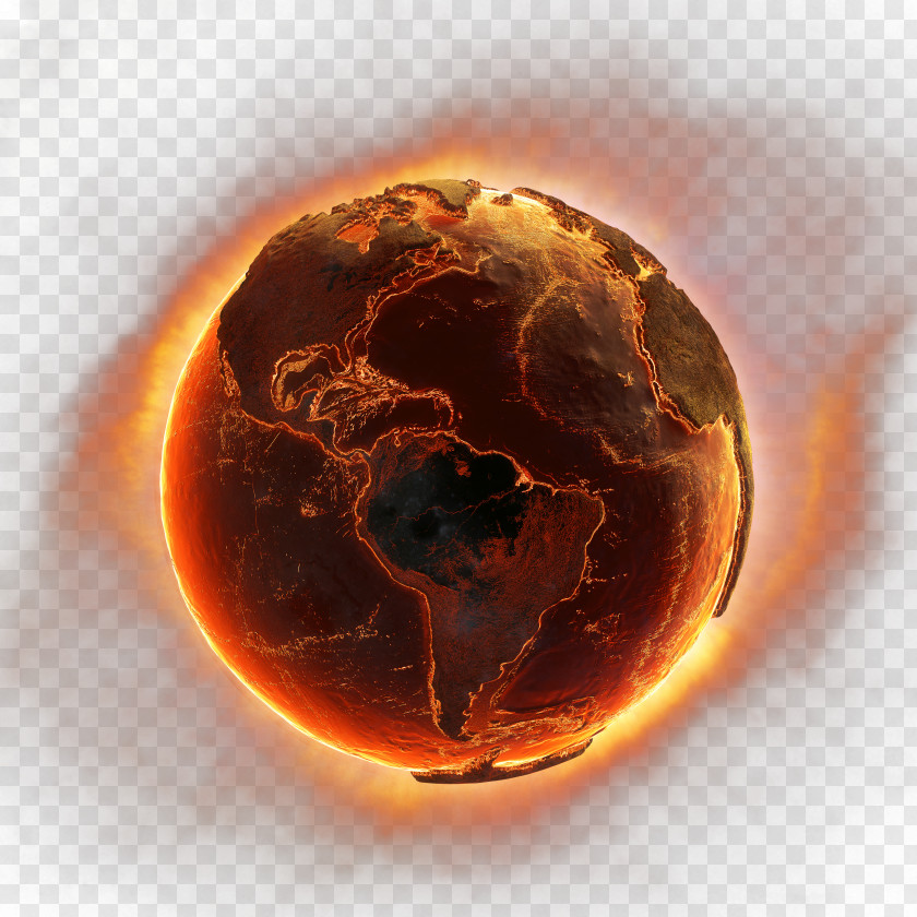 Earth Fire HD Earth's Location In The Universe Flame Solar System Planet PNG