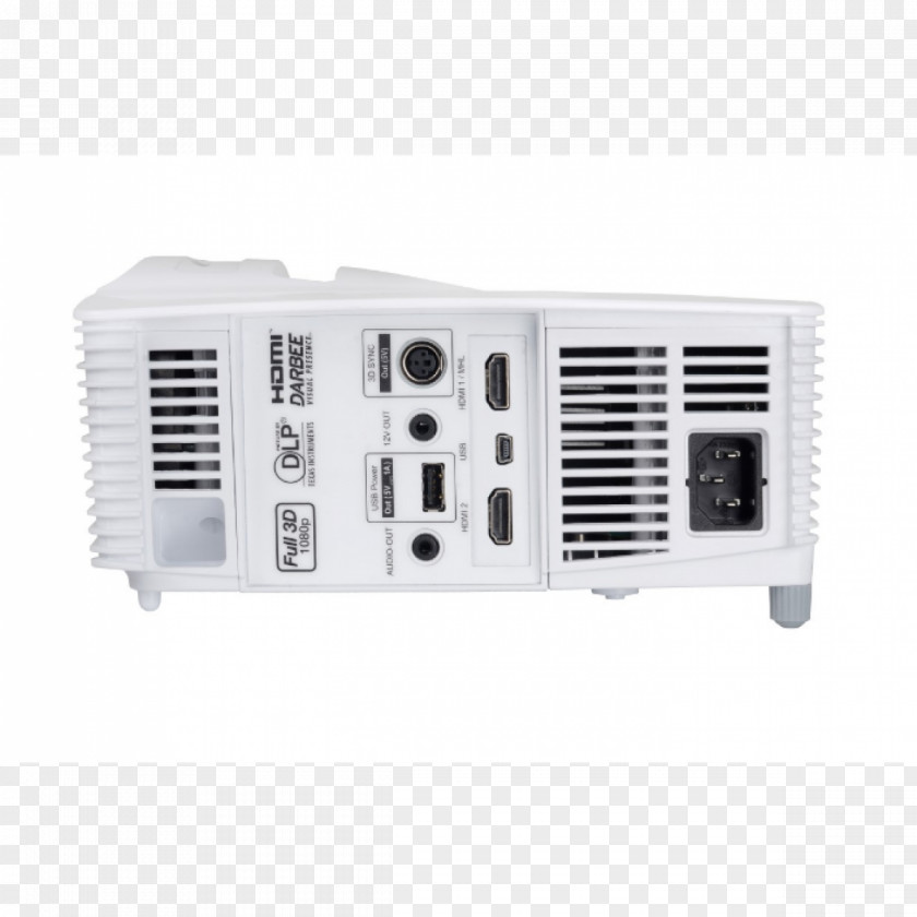 Projector Throw Multimedia Projectors Optoma HD143X 1080p 3000 Lumens 3D DLP Home Theater Corporation PNG