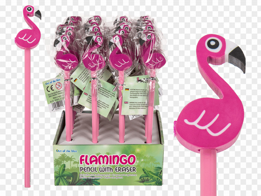 Pencil Flamingos Eraser Ballpoint Pen Stationery PNG