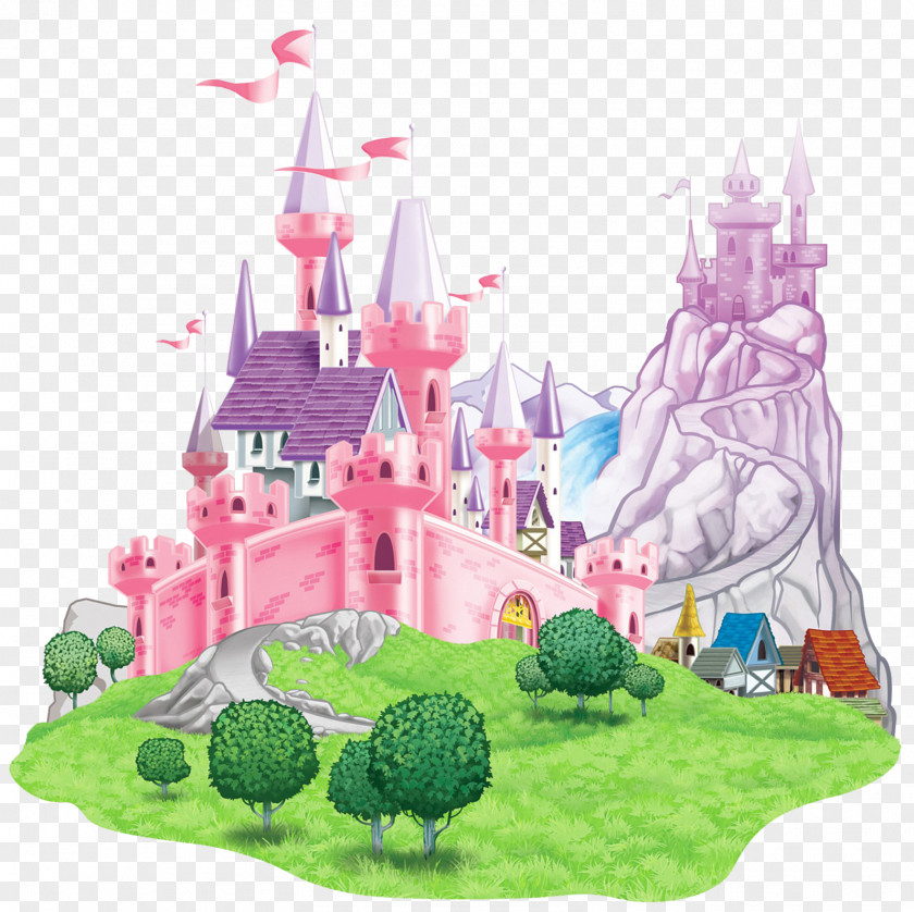 Transparent Castle Picture Clipart Belle Princess Aurora Ariel Disney PNG