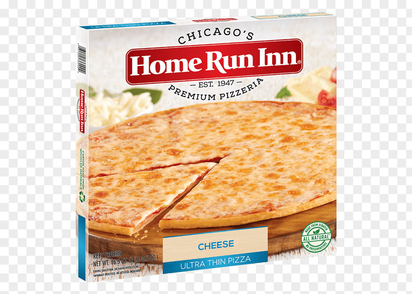 Cheese Pizza Chicago-style Flatbread Home Run Inn PNG