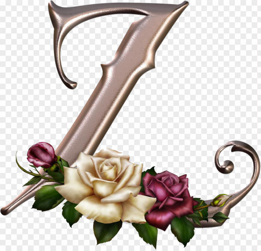 Corona Alphabet Letter Z Rose G PNG