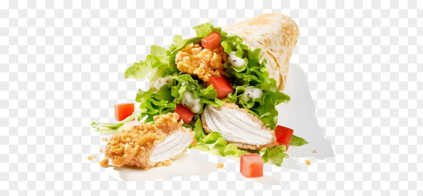 Chiken Burger Caesar Salad KFC Fast Food Vegetarian Cuisine Restaurant PNG