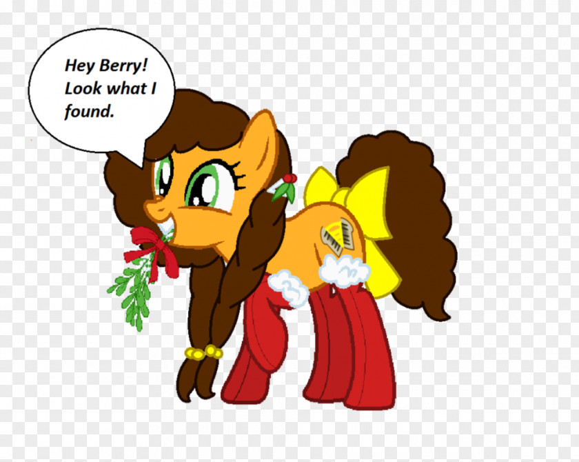 Christmas Mistletoe Pony PNG