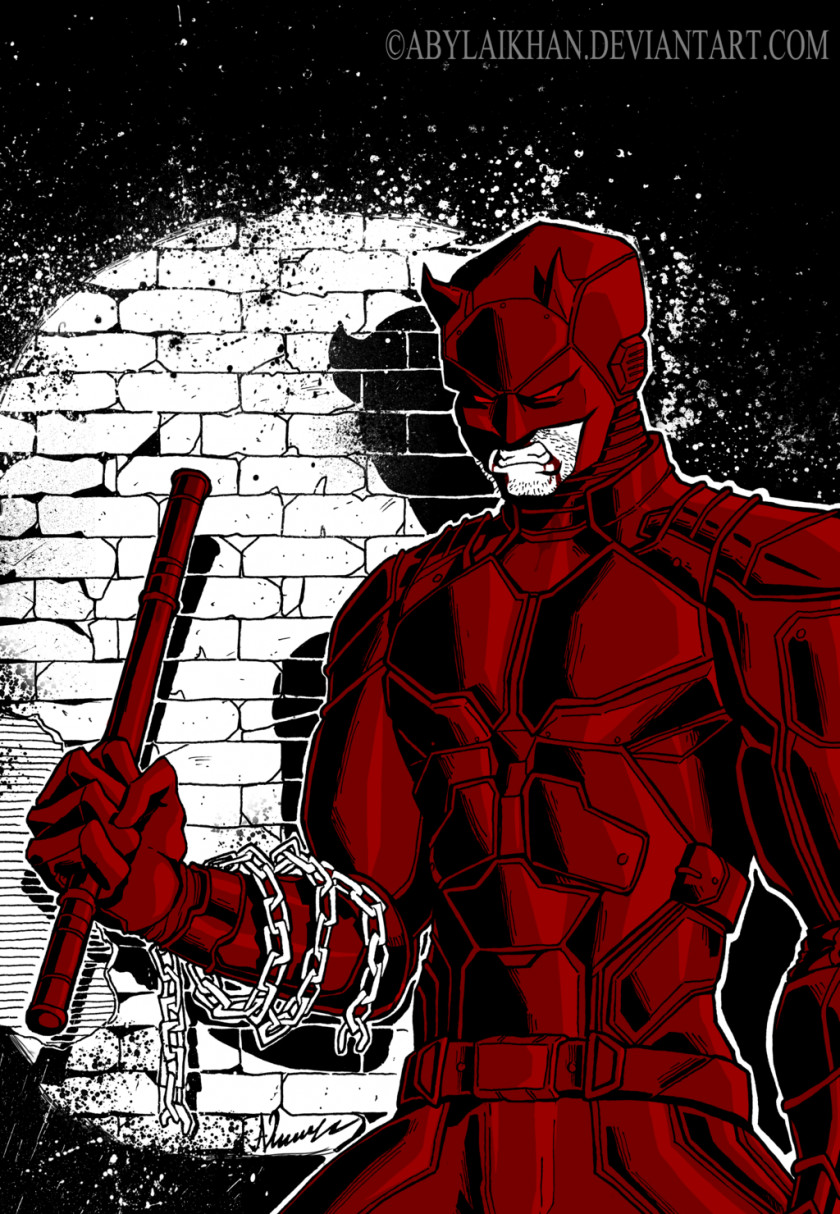 Daredevil Superhero Art Fiction PNG