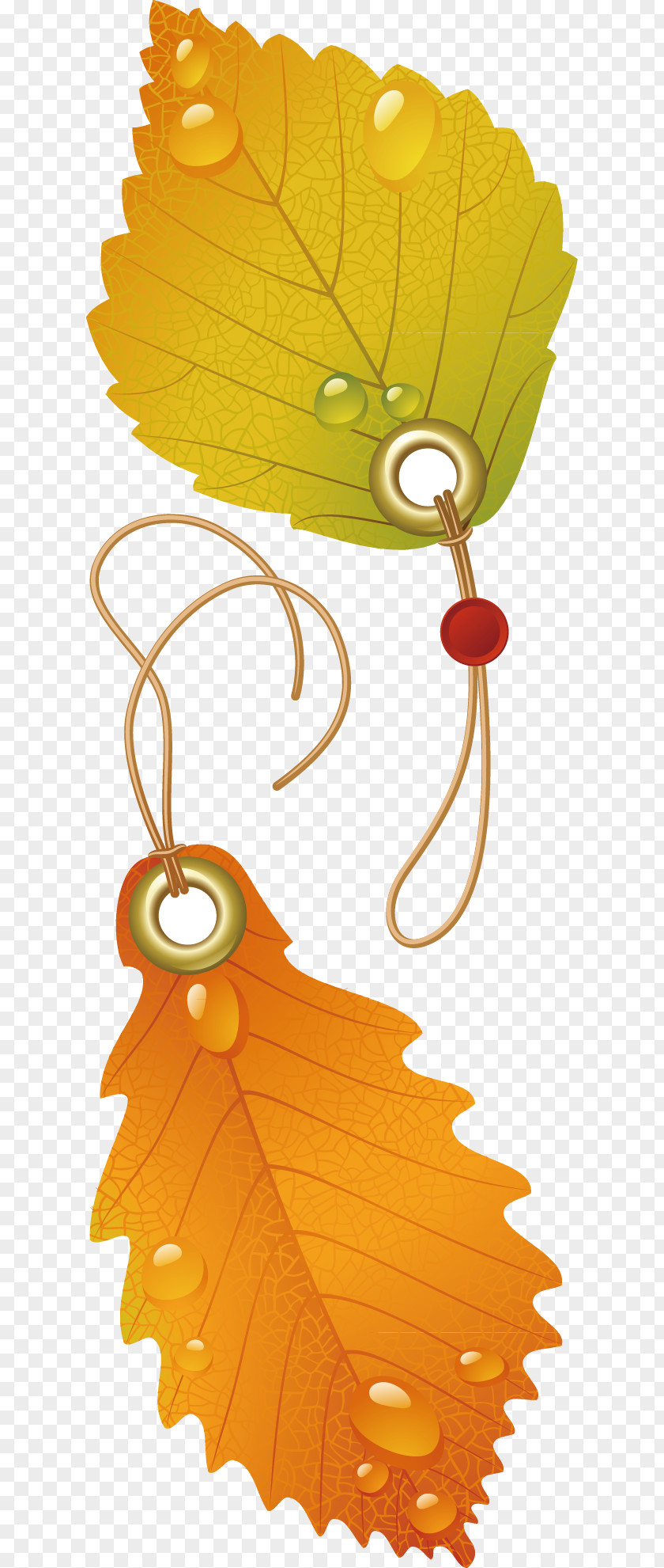 Maple Leaf Decoration Design Vector Japanese Autumn Color PNG