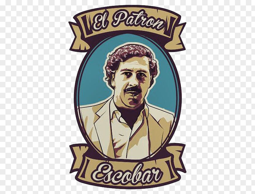 T-shirt Pablo Escobar Narcos Mug Shot Medellín Cartel PNG