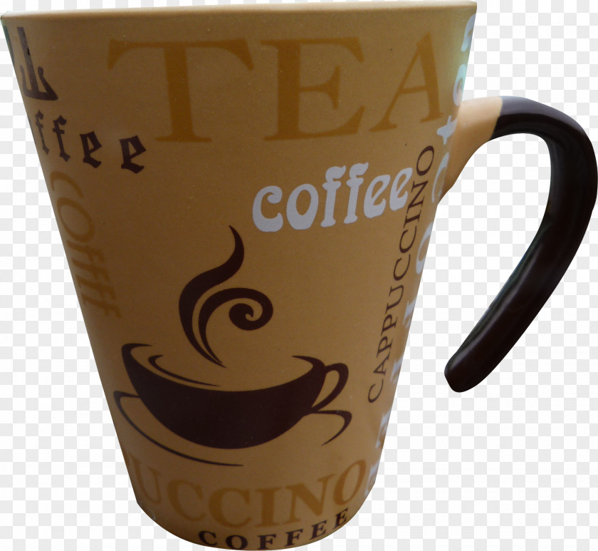 Beautiful Brown Coffee Cup Cafe Mug PNG