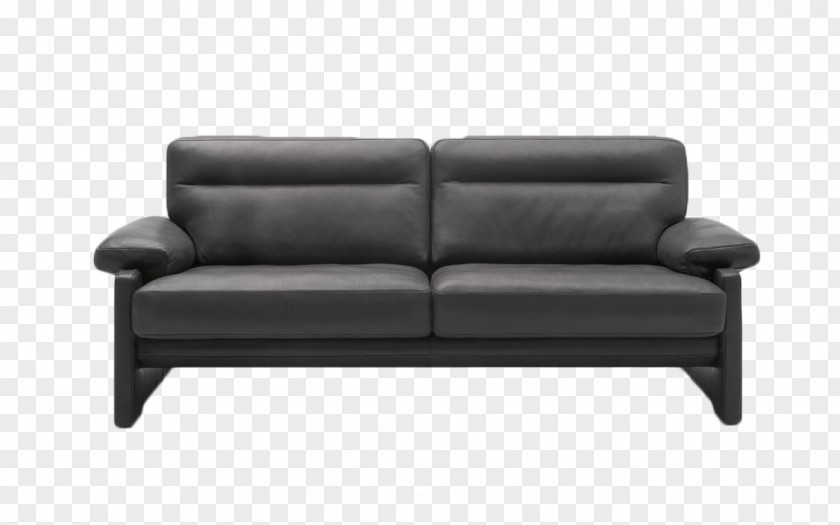 Black Sofa Couch Divan Bench Bed PNG
