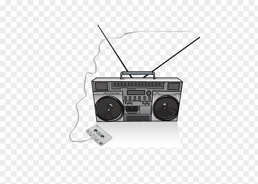 Cassette Player,youth,music,Pattern,monochrome Boombox Drawing Clip Art PNG