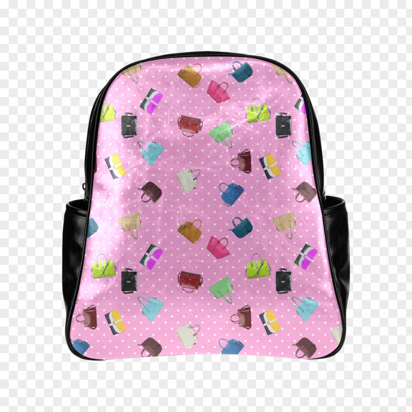 Multifunction Backpacks Messenger Bags Towel Textile Polka Dot Pattern PNG