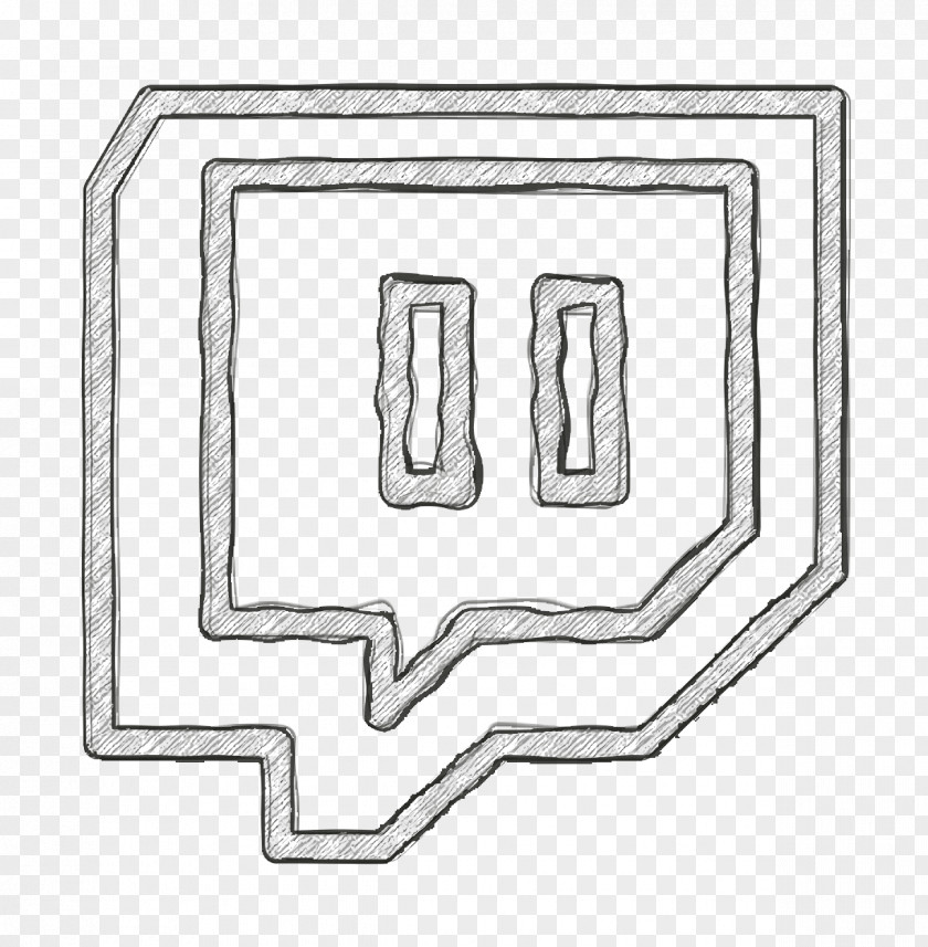 Rectangle Twitch Icon Brand Logo Network PNG