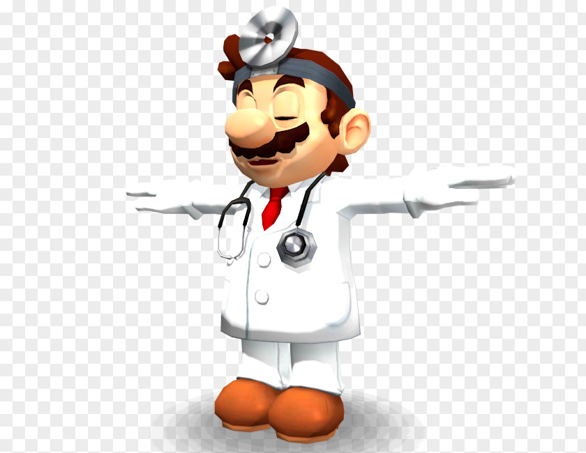 T-pose Dr. Mario Cartoon Mascot Human Behavior PNG