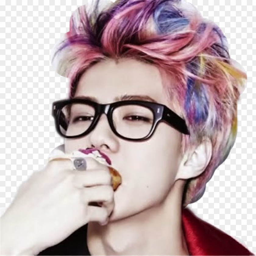 Hair EXO Hairstyle K-pop Rainbow PNG