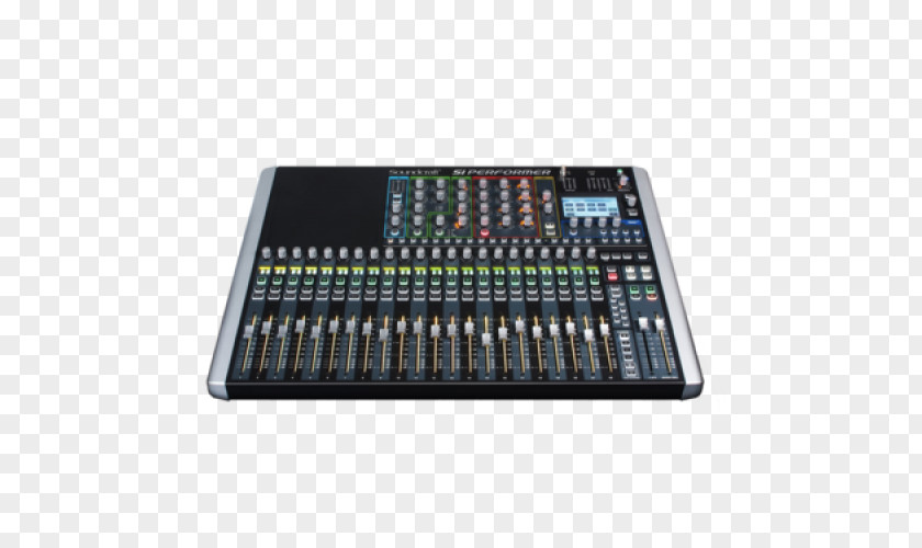 Microphone Audio Mixers Digital Mixing Console Soundcraft Spirit Si Performer 3 PNG