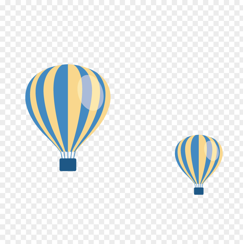 Vector Hot Air Balloon Flight PNG