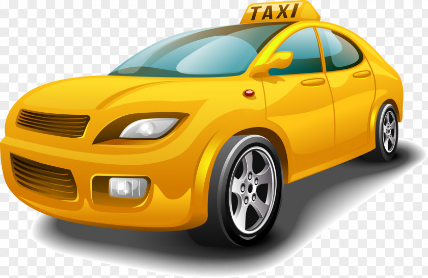 Yellow Car Taxi Amritsar Careem Bus Uber PNG