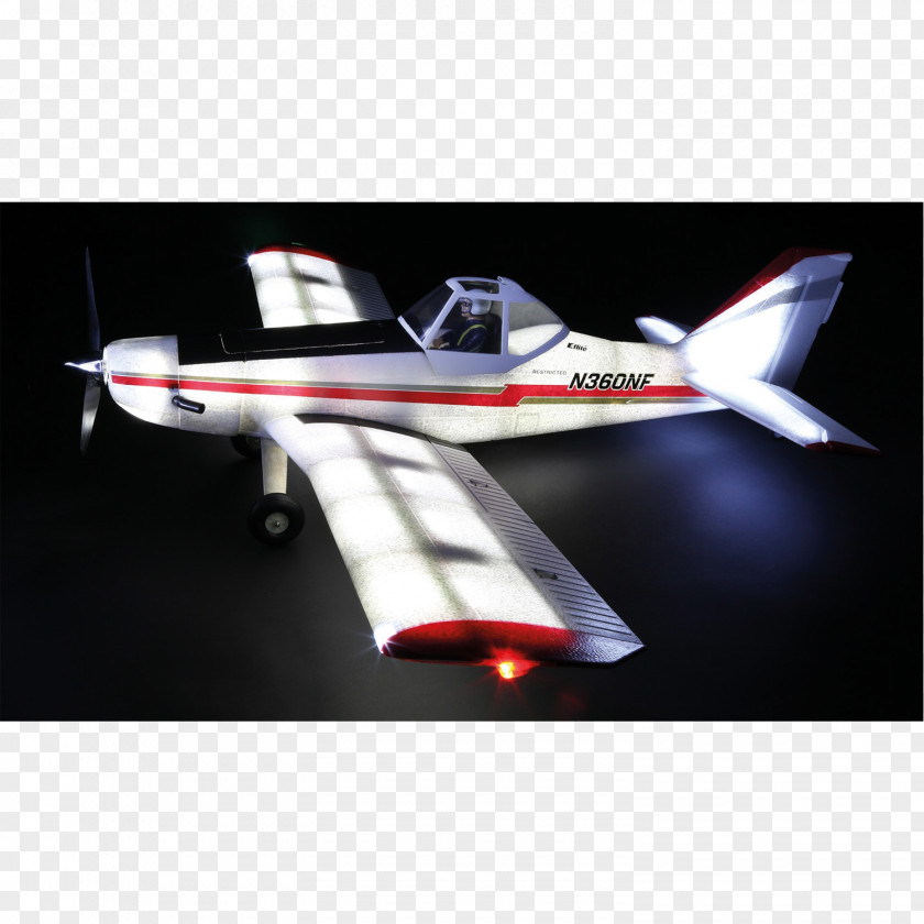 Aircraft Piper PA-36 Pawnee Brave E-flite Night Flyer Airplane PNG