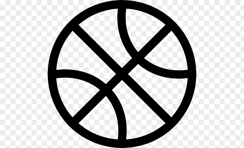 Basketball Outline Of Sport PNG