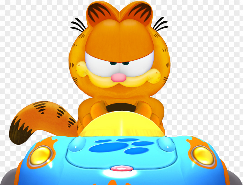 Garfield Kart Video Game Odie PNG