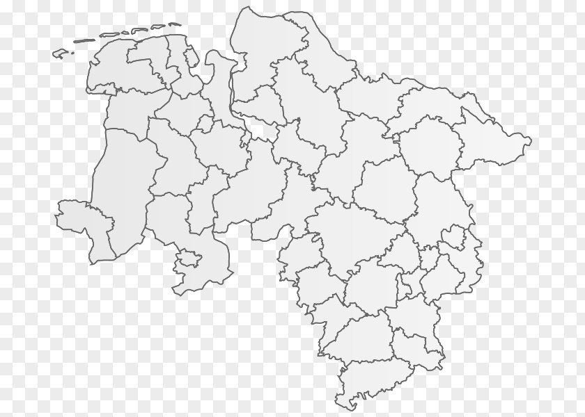 Map Lower Saxony Blank Geography States Of Germany PNG