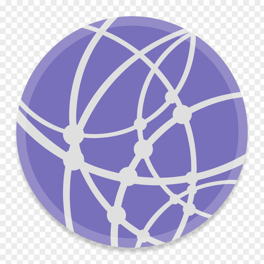 Network Electric Blue Purple Cobalt Sphere Pattern PNG