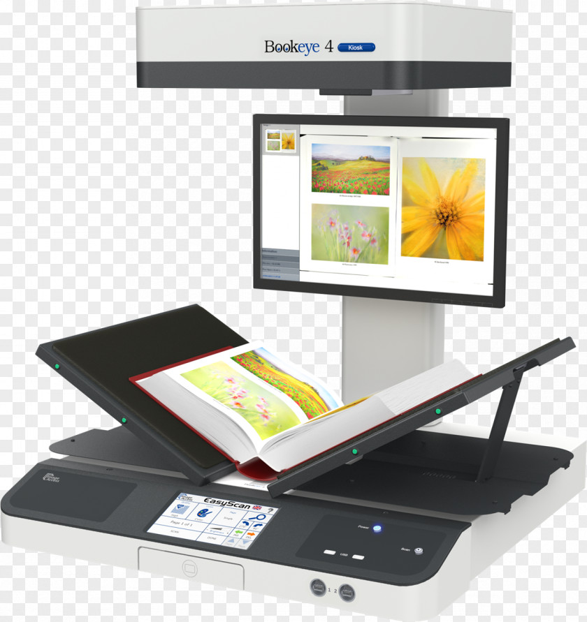 Printer Image Scanner Book Scanning Printing Office Supplies Information PNG