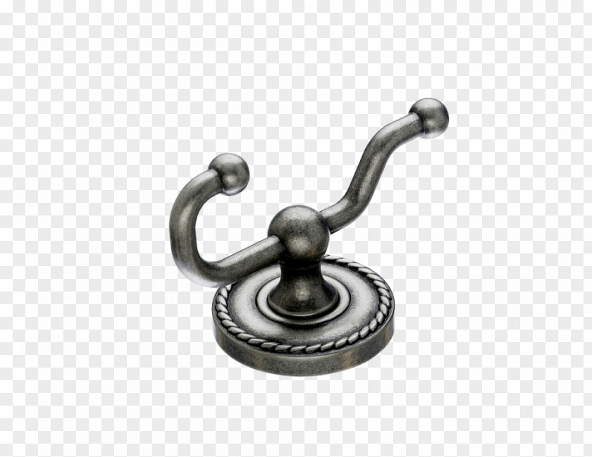 Silver Pewter Antique Drawer Pull Bathroom PNG