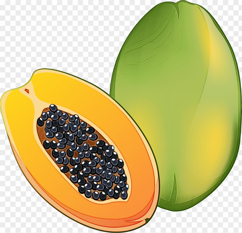 Superfood Plant Papaya Fruit Yellow Food PNG