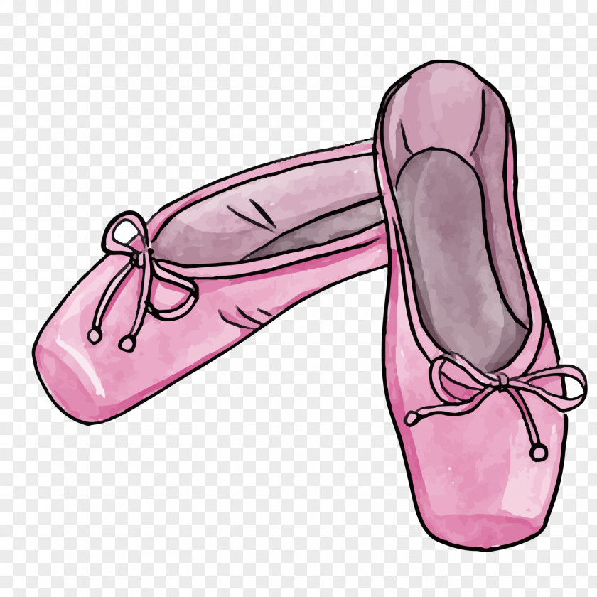 Vector Ballet Shoes Shoe Drawing Illustration PNG