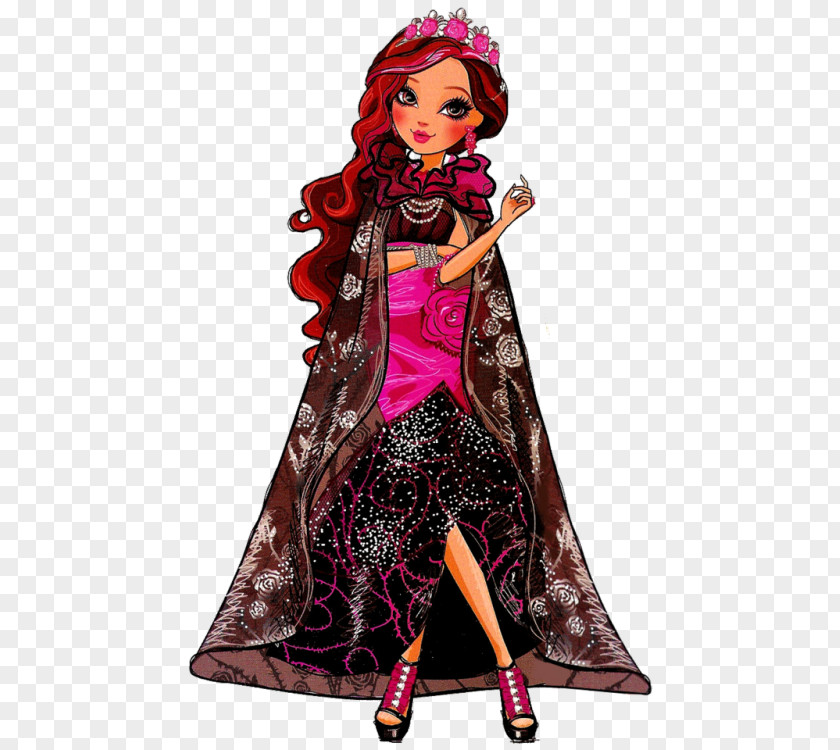 Ever After High Queen Beauty And The Beast Work Of Art PNG