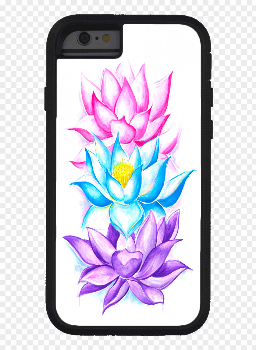 Hand-painted Bloom Lotus Hoodie T-shirt Flower Petal PNG