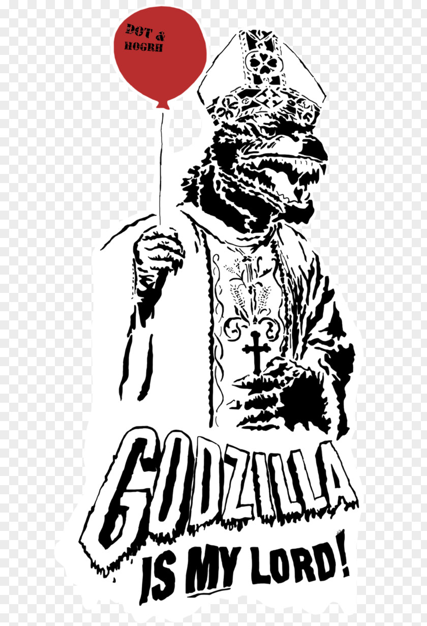 Florence Freedom Godzilla Stencil Graphic Design Art PNG