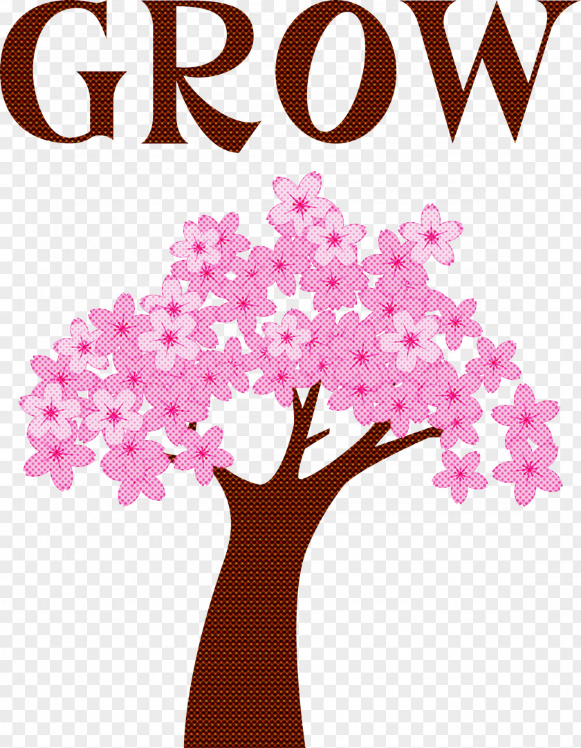 GROW Flower PNG