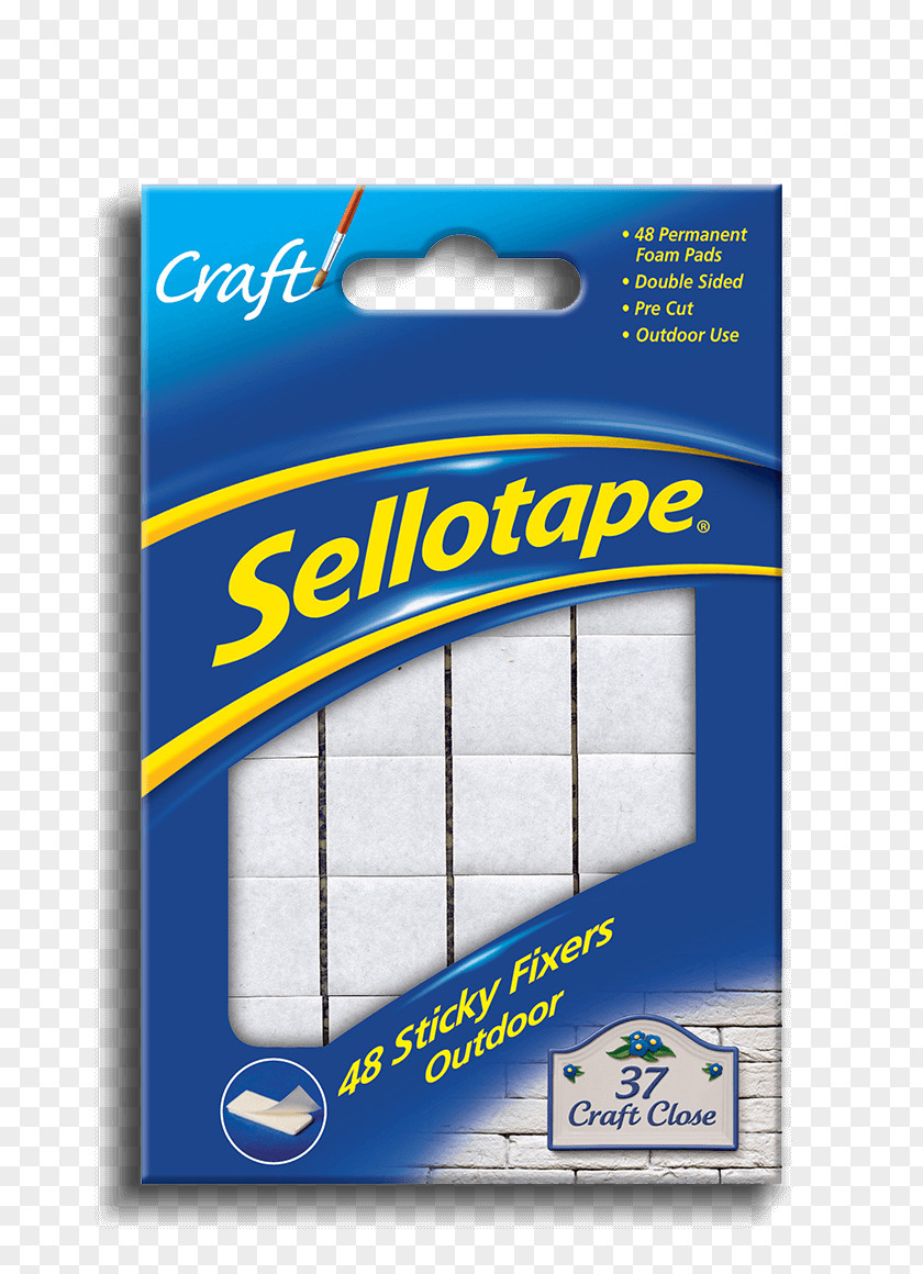 Sticky Tape Household Cleaning Supply Brand Sellotape Material Font PNG