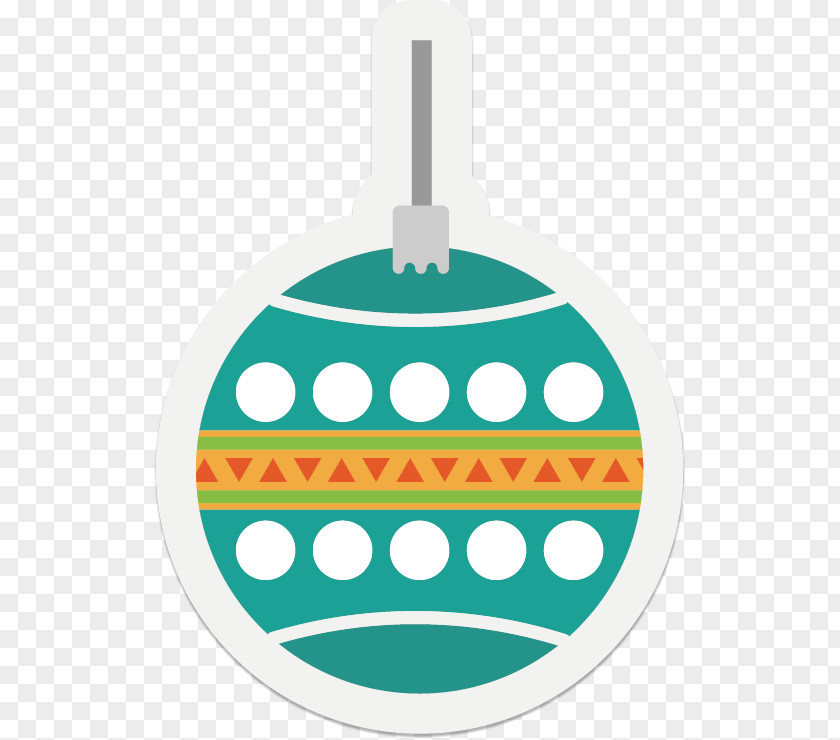 Vector Christmas Ball Sticker Paper Clip Art PNG