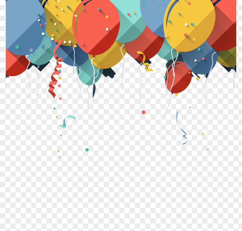 Balloon Decoration Background Birthday Greeting Card Stock Photography PNG