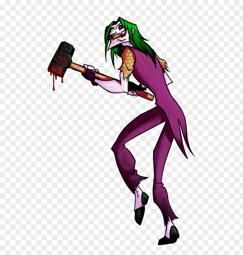 Batman Joker Legendary Creature Costume Design Cartoon PNG