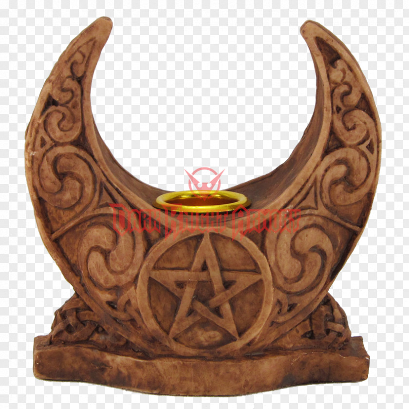 Candle Candlestick Altar Moon Wicca PNG