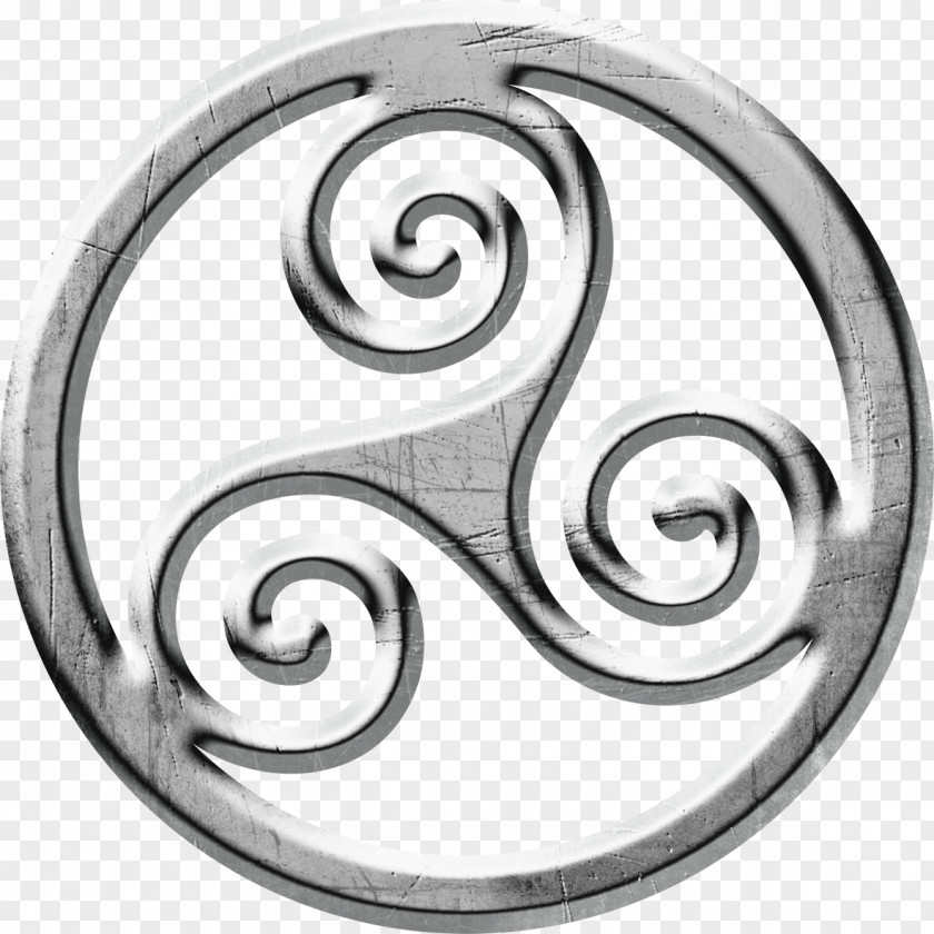 Symbol Triskelion Brittany Breton Motif PNG