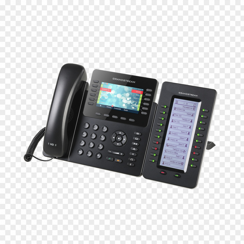 TELEFONO Grandstream Networks VoIP Phone Voice Over IP Telephone Session Initiation Protocol PNG