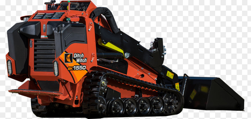 Ditch Witch Backhoe Bulldozer Skid-steer Loader Machine Trencher PNG