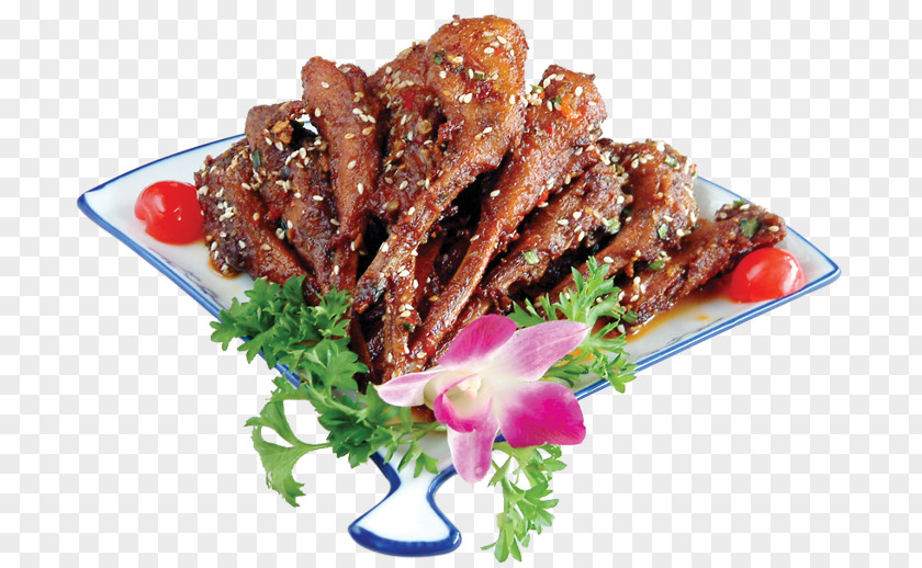 Fragrant Duck Chin Food Poster PNG